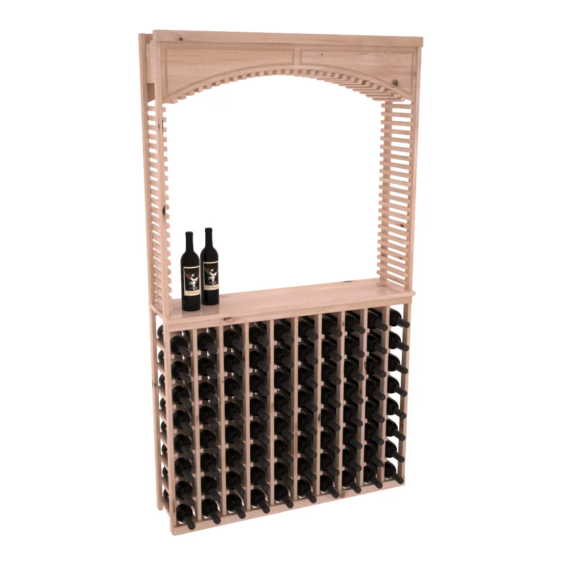 InstaCellar - 42.5" Cellar Arch / Tasting Table / Solid Top Combo