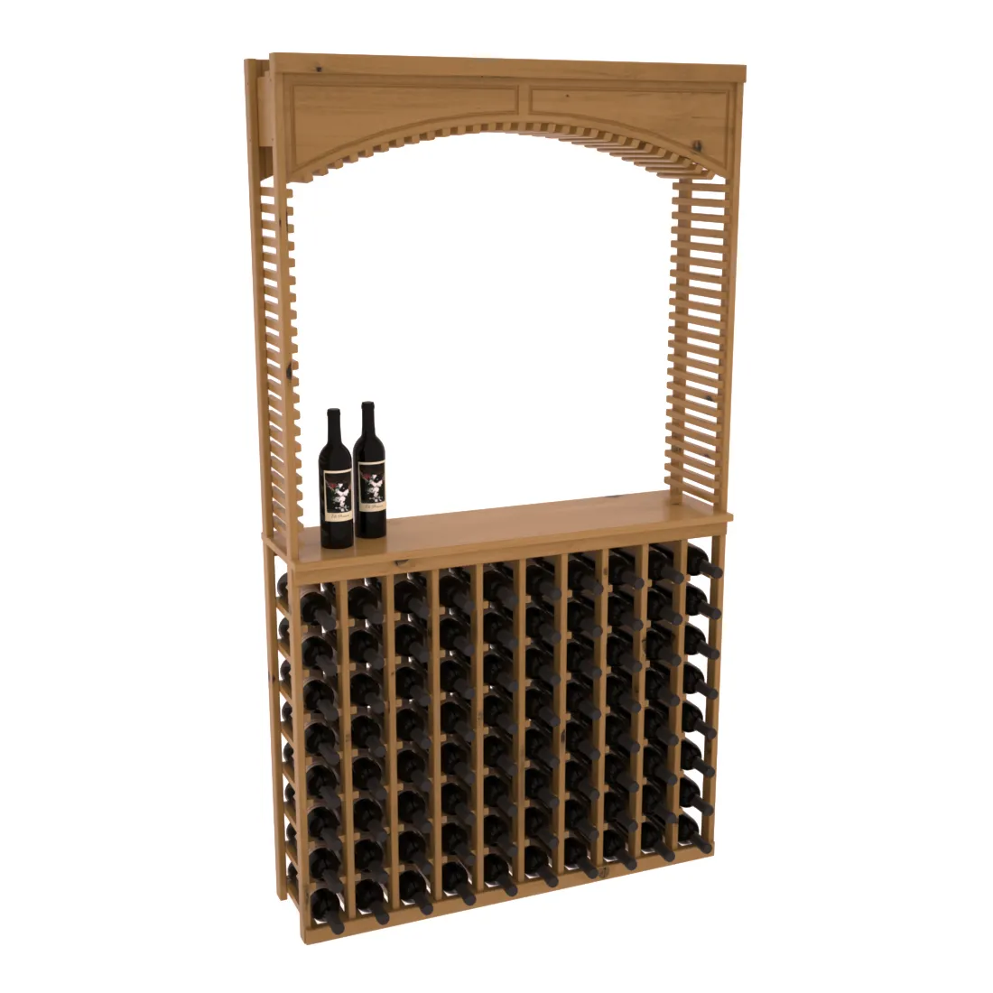 InstaCellar - 42.5" Cellar Arch / Tasting Table / Solid Top Combo