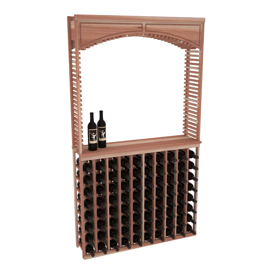 InstaCellar - 42.5" Cellar Arch / Tasting Table / Solid Top Combo
