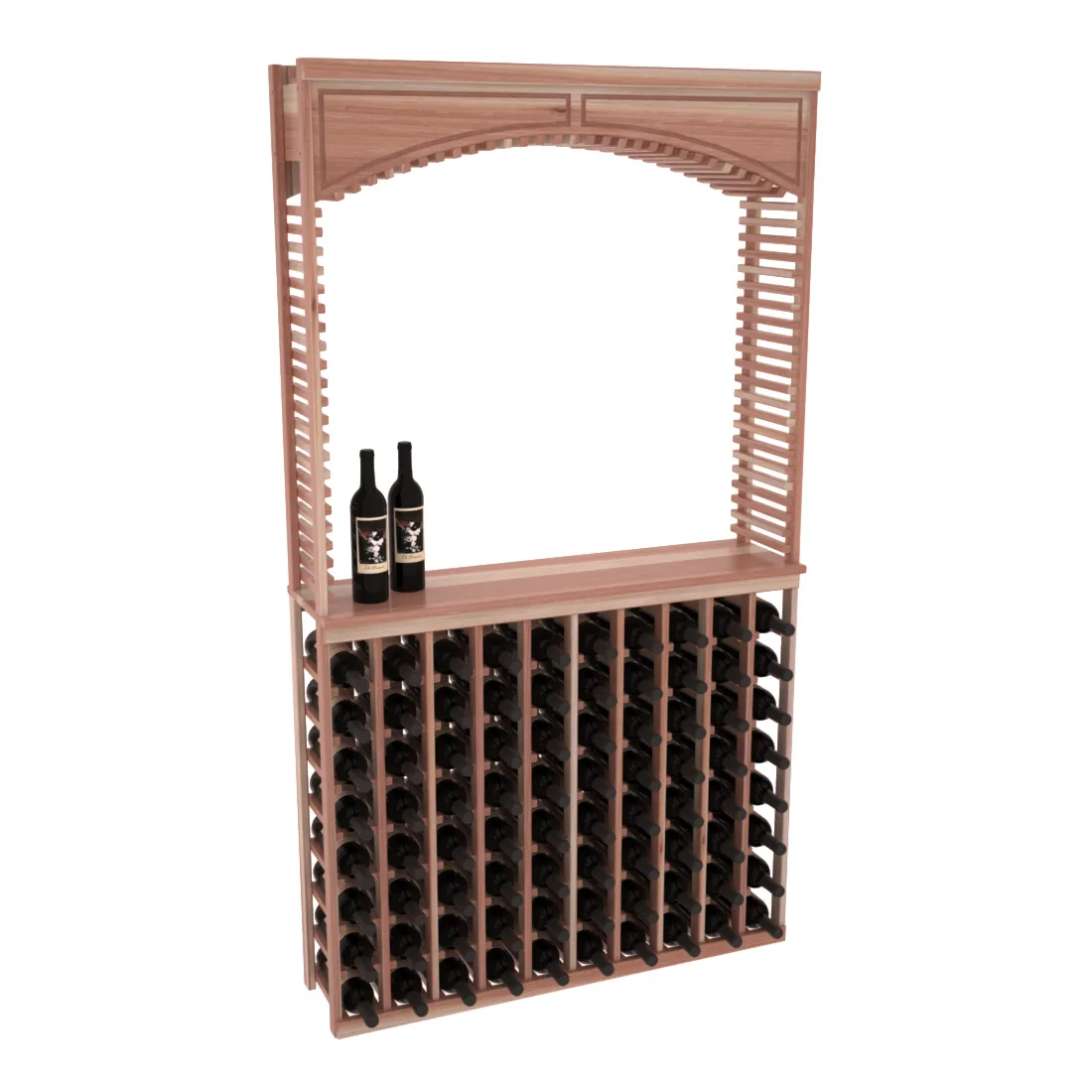InstaCellar - 42.5" Cellar Arch / Tasting Table / Solid Top Combo