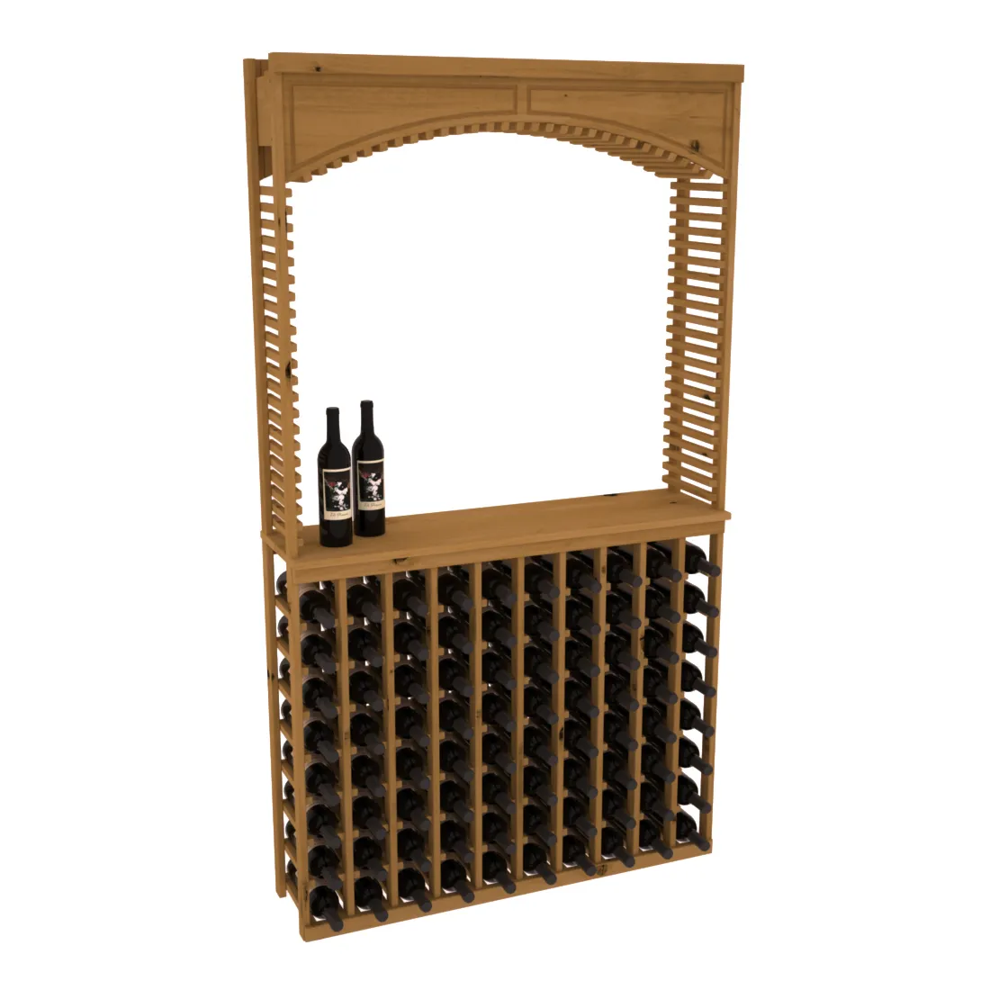 InstaCellar - 42.5" Cellar Arch / Tasting Table / Solid Top Combo