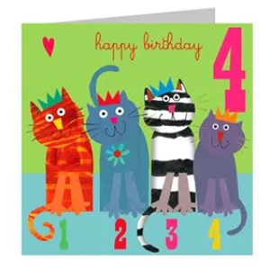 JA09 4th Birthday Card