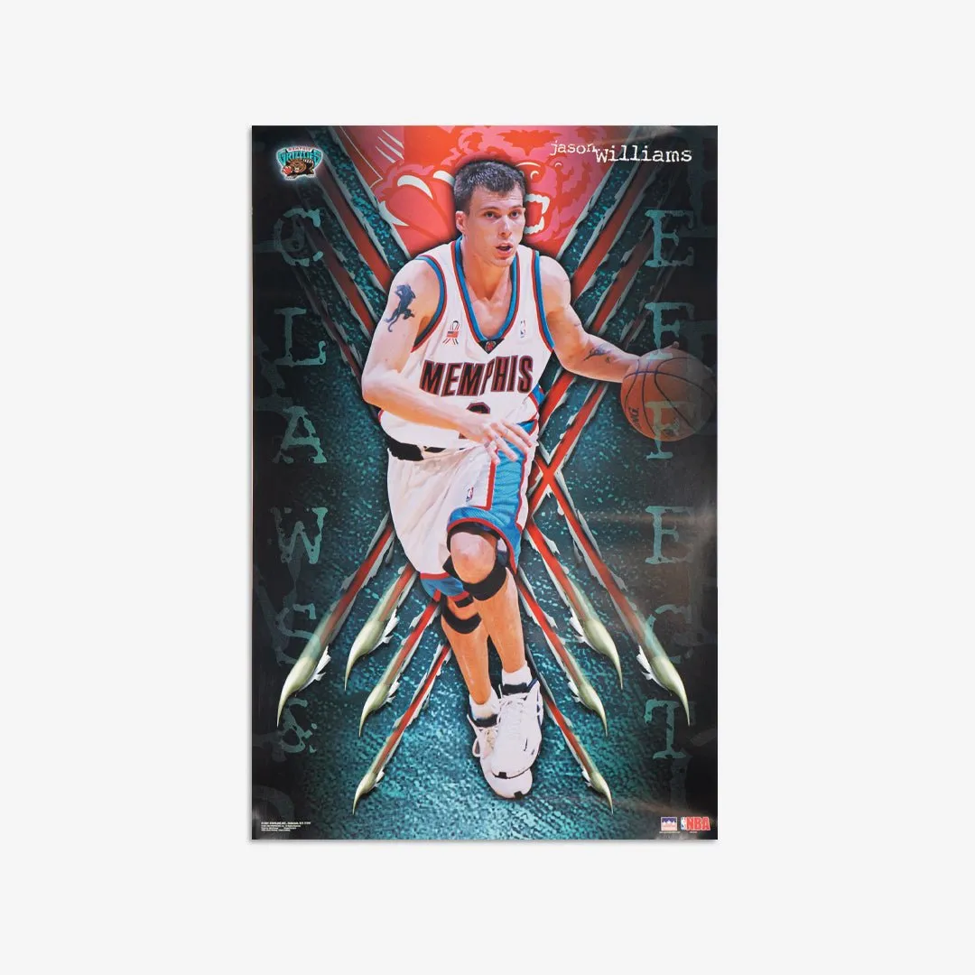 Jason Williams Grizzlies Vintage Poster