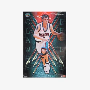 Jason Williams Grizzlies Vintage Poster
