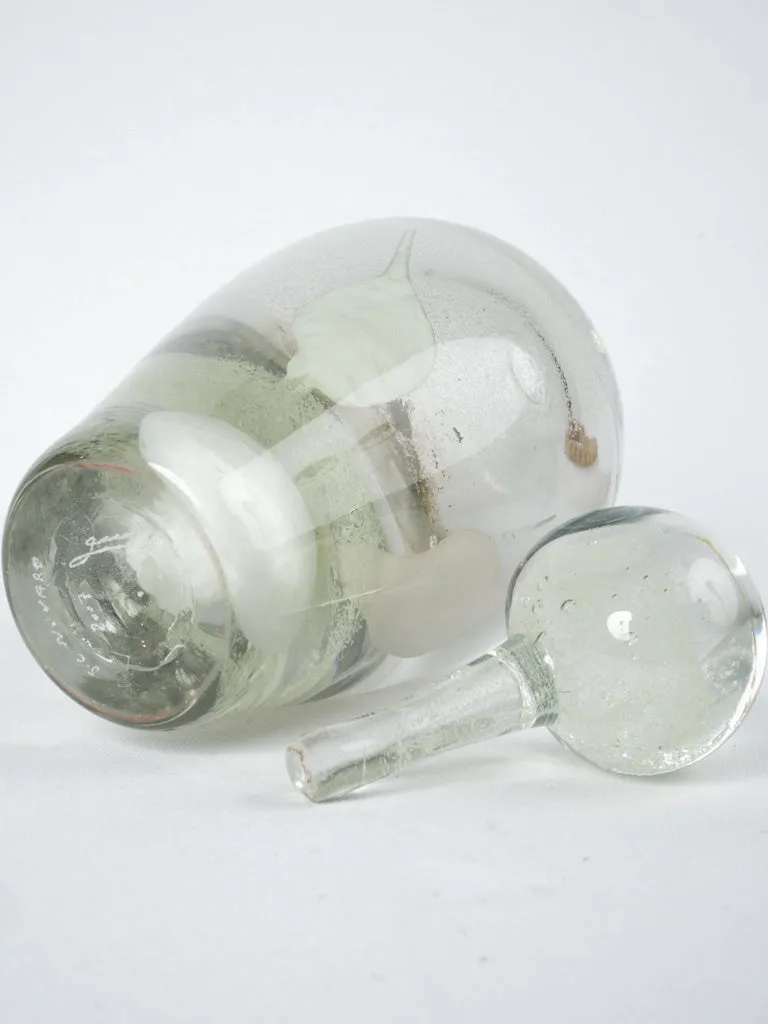 Jean-Claude Novaro lidded flask - phosphorescent- 2007 - 13½"