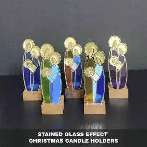 Karoun's Christmas Candle Holders