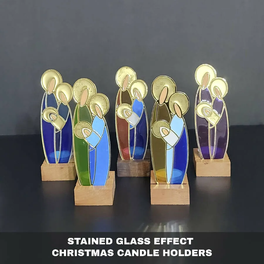 Karoun's Christmas Candle Holders