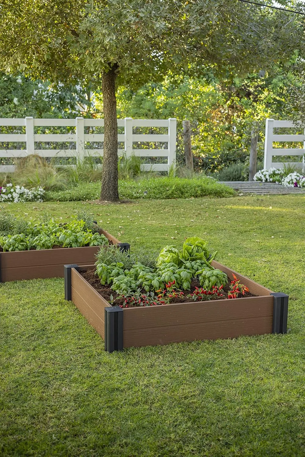 Keter Vista Garden Bed - Brown