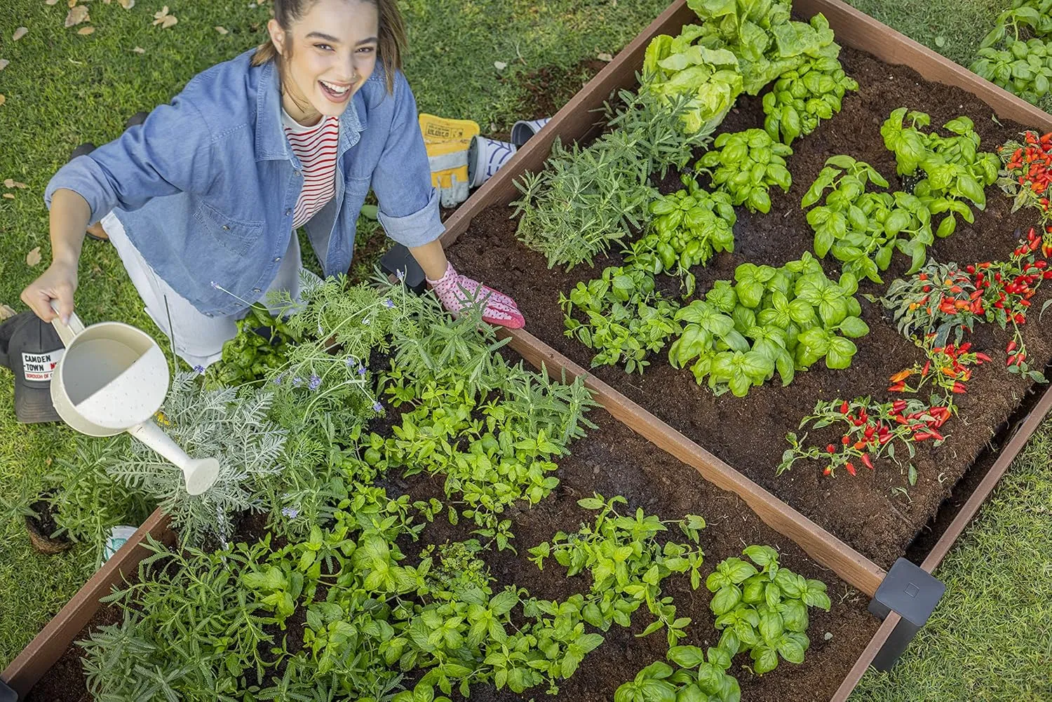 Keter Vista Garden Bed - Brown