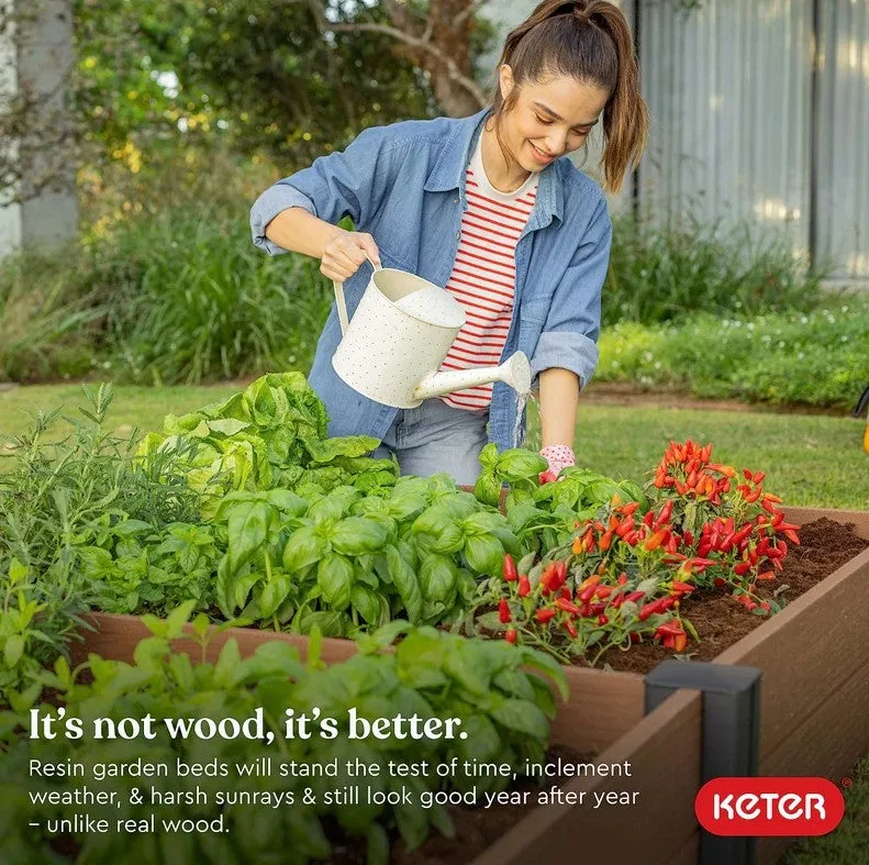 Keter Vista Garden Bed - Brown