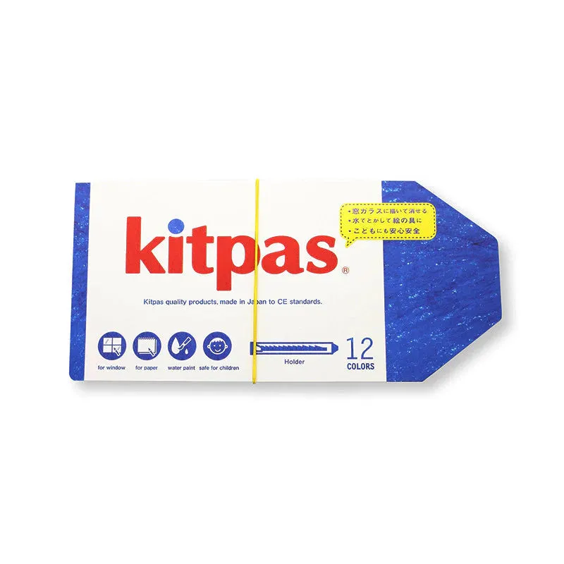 Kitpas - 12 Crayons in Holders