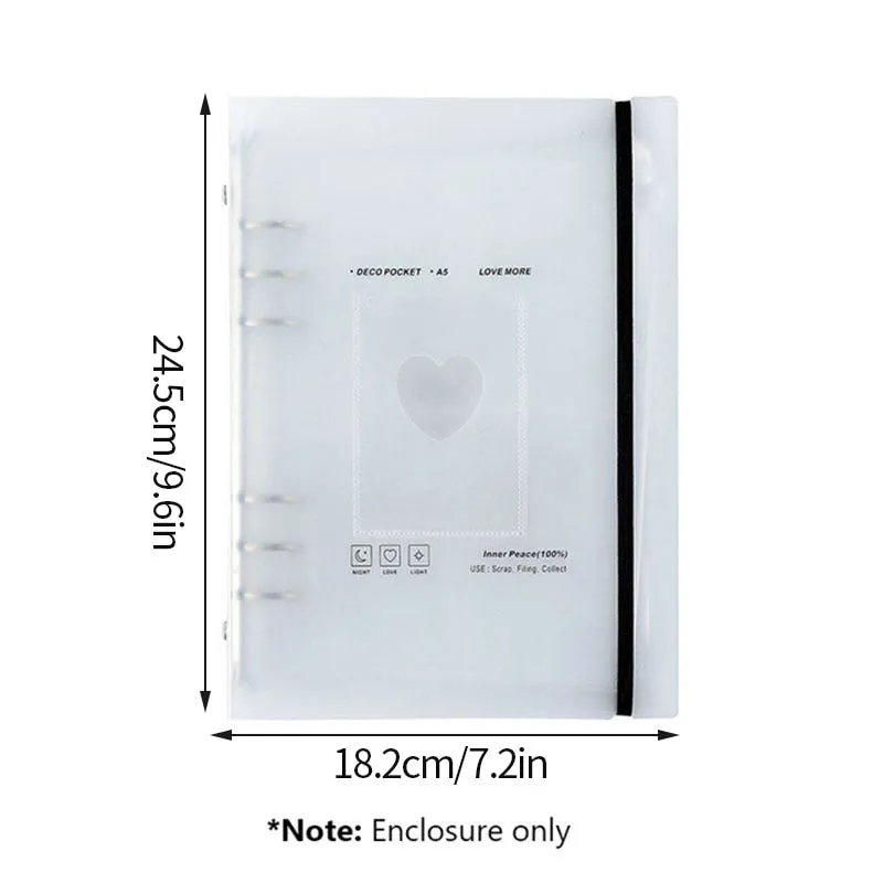 Kpop Idol A5 Photo card Binder Cover Photo Album Collection Book