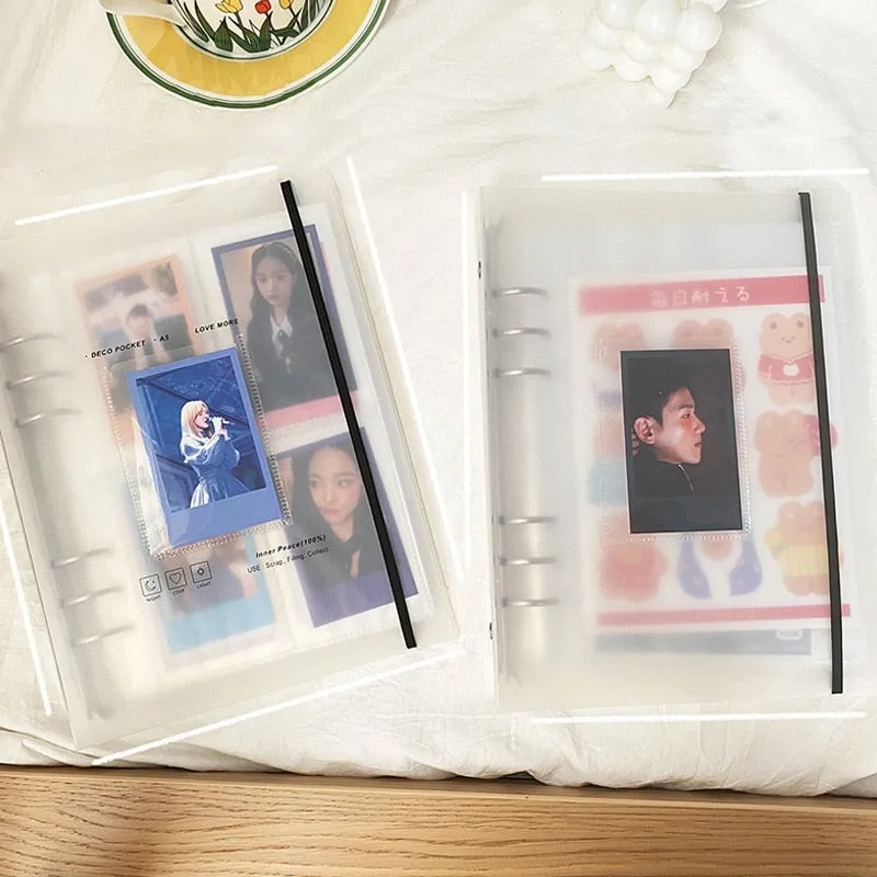 Kpop Idol A5 Photo card Binder Cover Photo Album Collection Book