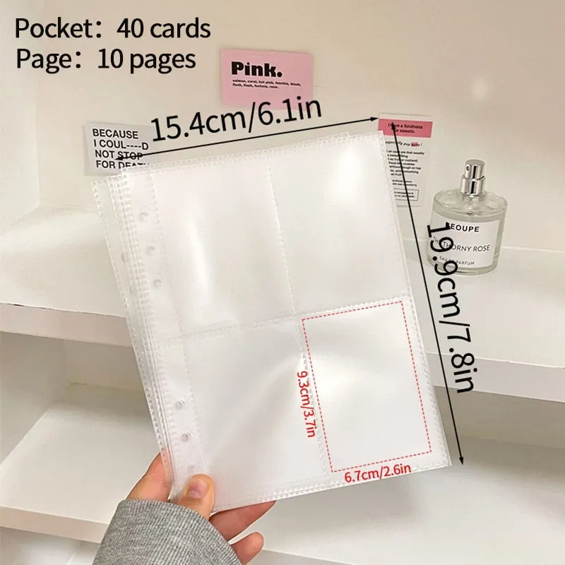 Kpop Idol A5 Photo card Binder Cover Photo Album Collection Book