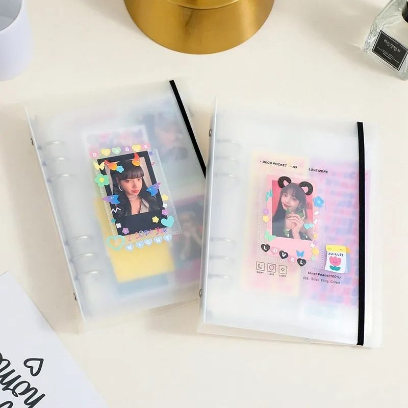 Kpop Idol A5 Photo card Binder Cover Photo Album Collection Book