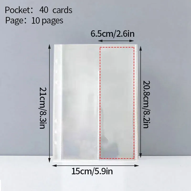 Kpop Idol A5 Photo card Binder Cover Photo Album Collection Book