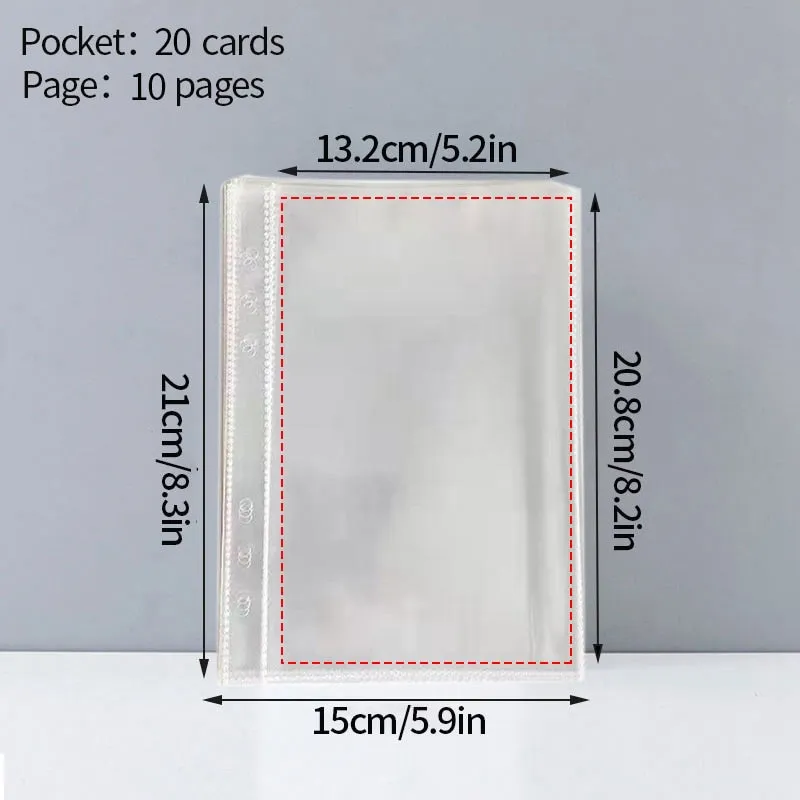 Kpop Idol A5 Photo card Binder Cover Photo Album Collection Book