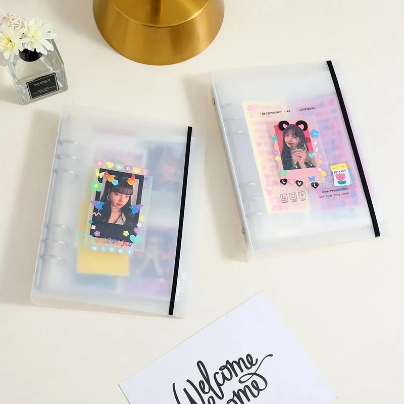 Kpop Idol A5 Photo card Binder Cover Photo Album Collection Book