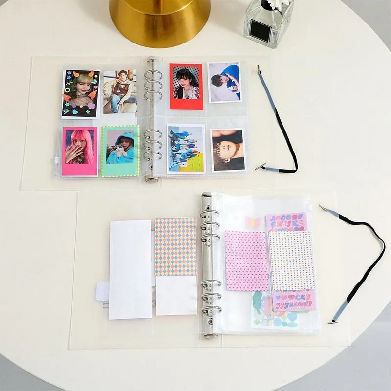 Kpop Idol A5 Photo card Binder Cover Photo Album Collection Book