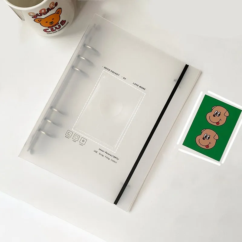 Kpop Idol A5 Photo card Binder Cover Photo Album Collection Book