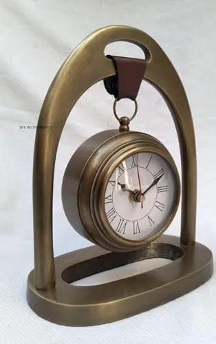 Light It Up Antique Table Clock Wall Hanging | Home & Office Gift