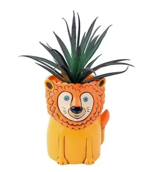 Lion Resin | Orange | Planter