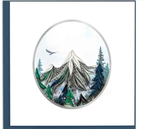 Mountain Landscape Card