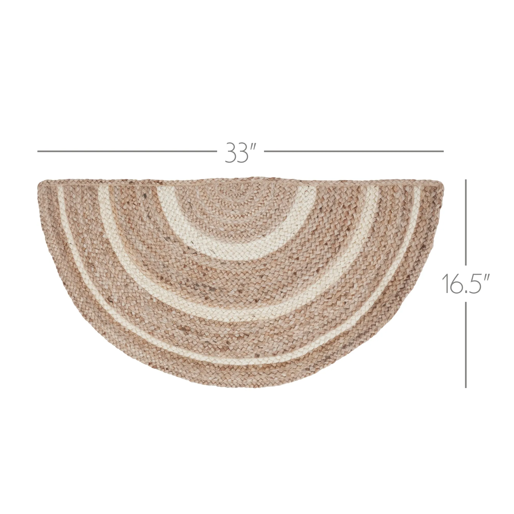 Natural & Creme Jute Rug