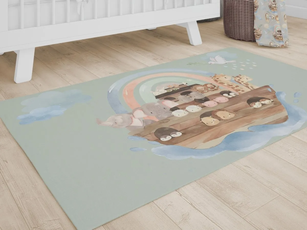 Noah's Ark Nursery Rug
