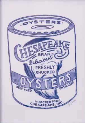 Oyster Tin (8"X10") / Art Print