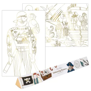 Pirate Colouring Posters