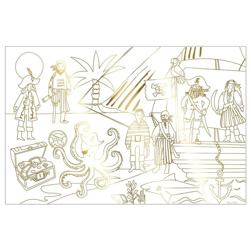 Pirate Colouring Posters