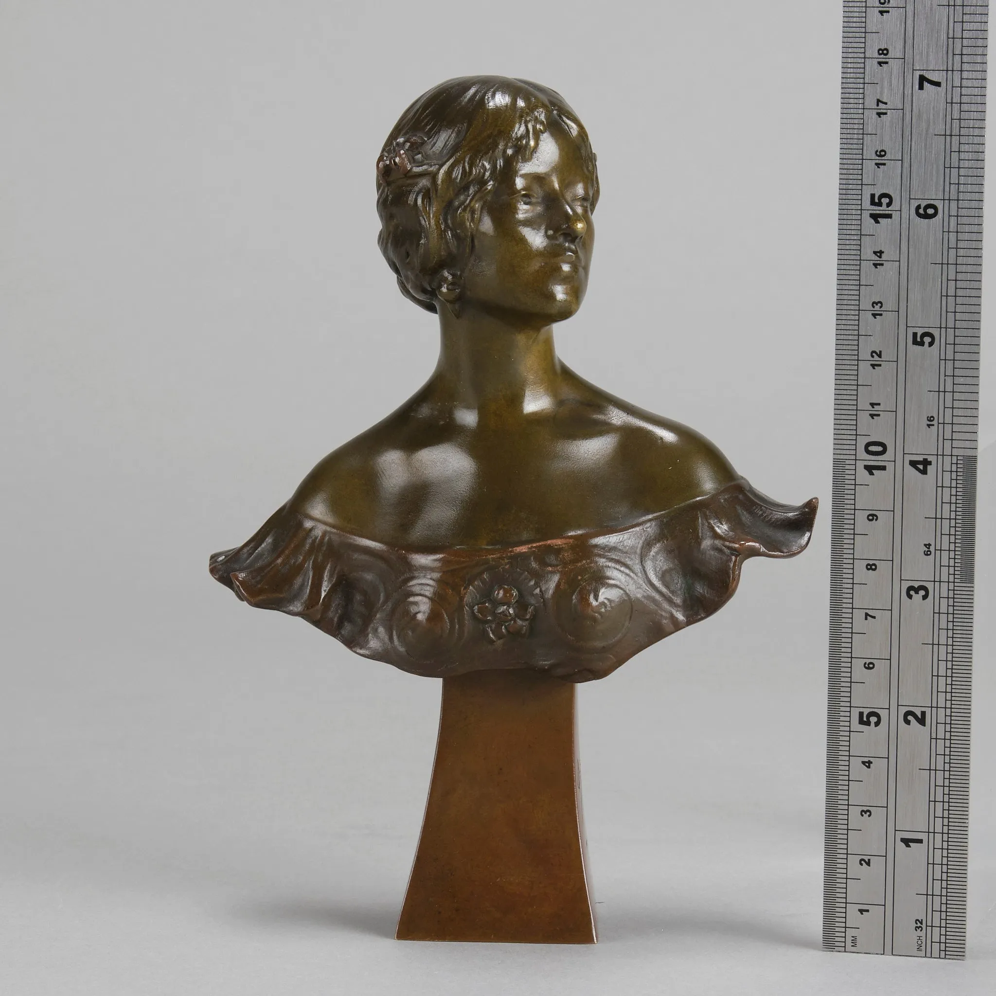 "Art Nouveau Bust" by Alexandre Caron