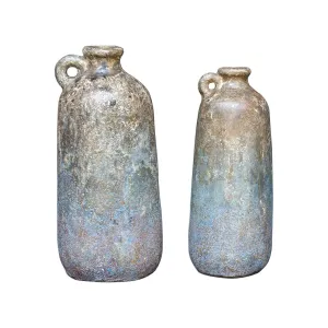 Ragini Terracotta Bottles, S/2