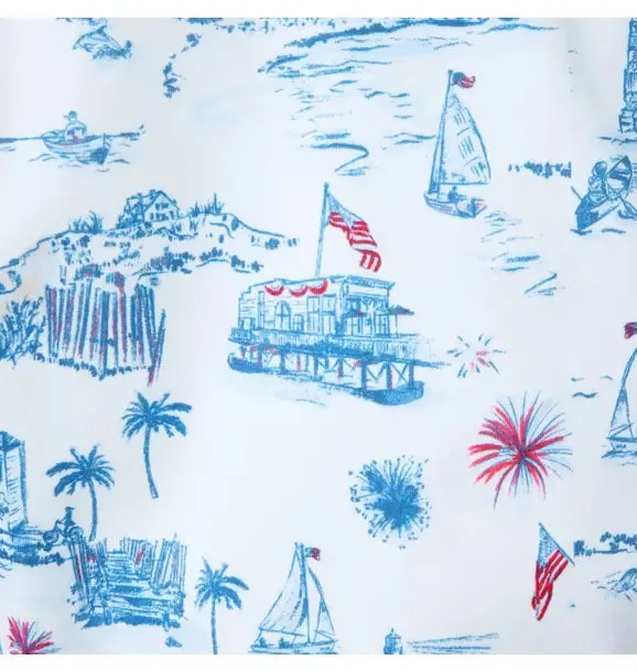 Recycled Americana Toile Swimsuit