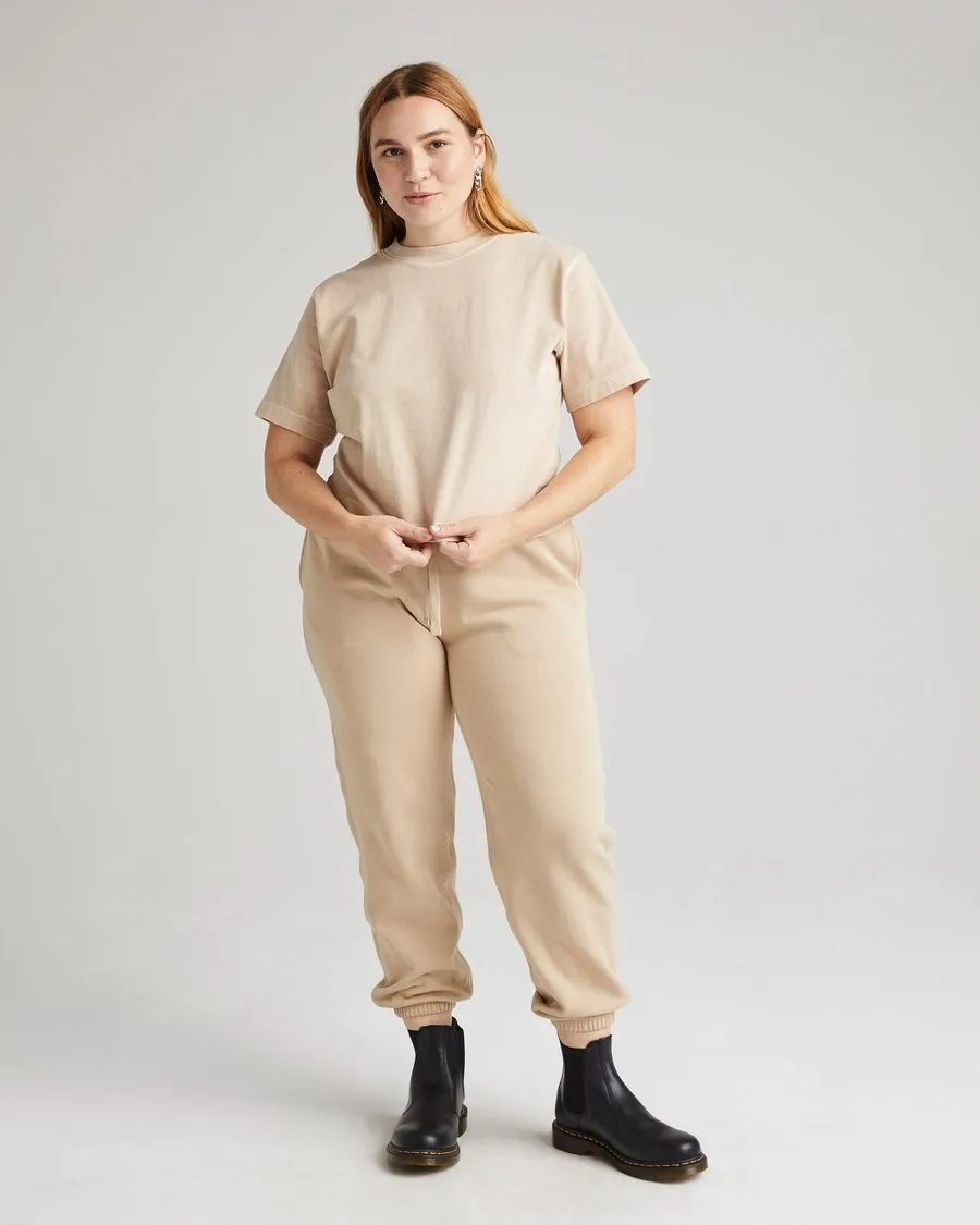 Recycled Fleece Sweatpant (Sandstorm)