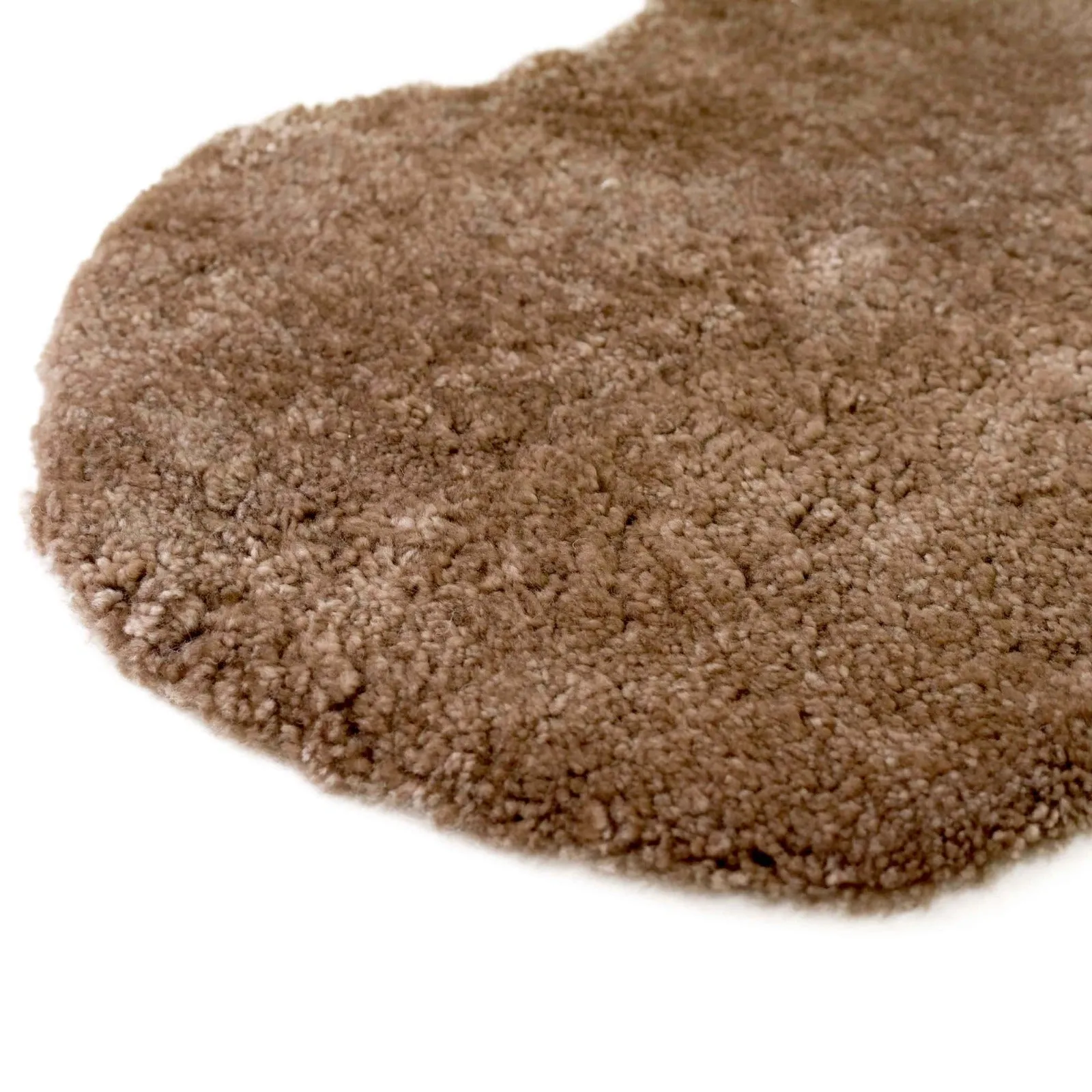 Sahara Brown Curly Wool Sheepskin Rugs