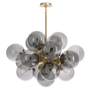 Shine Smoked Glass Chandelier