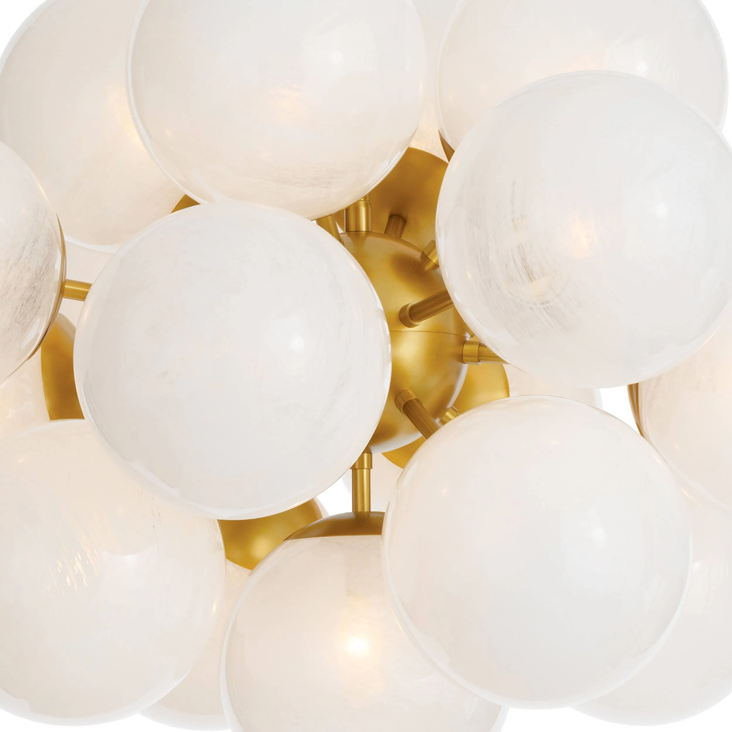 Shine Swirled Glass Chandelier
