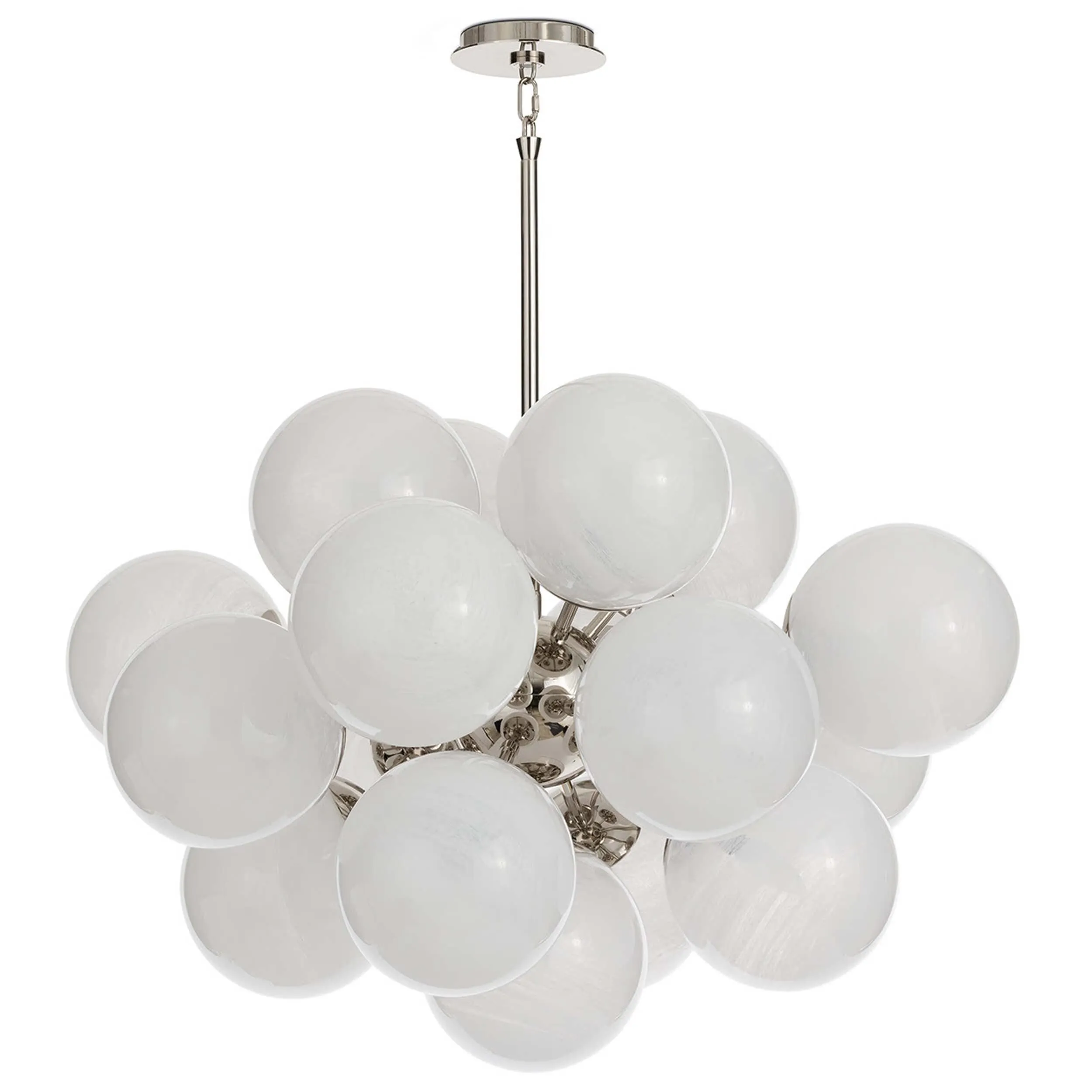 Shine Swirled Glass Chandelier