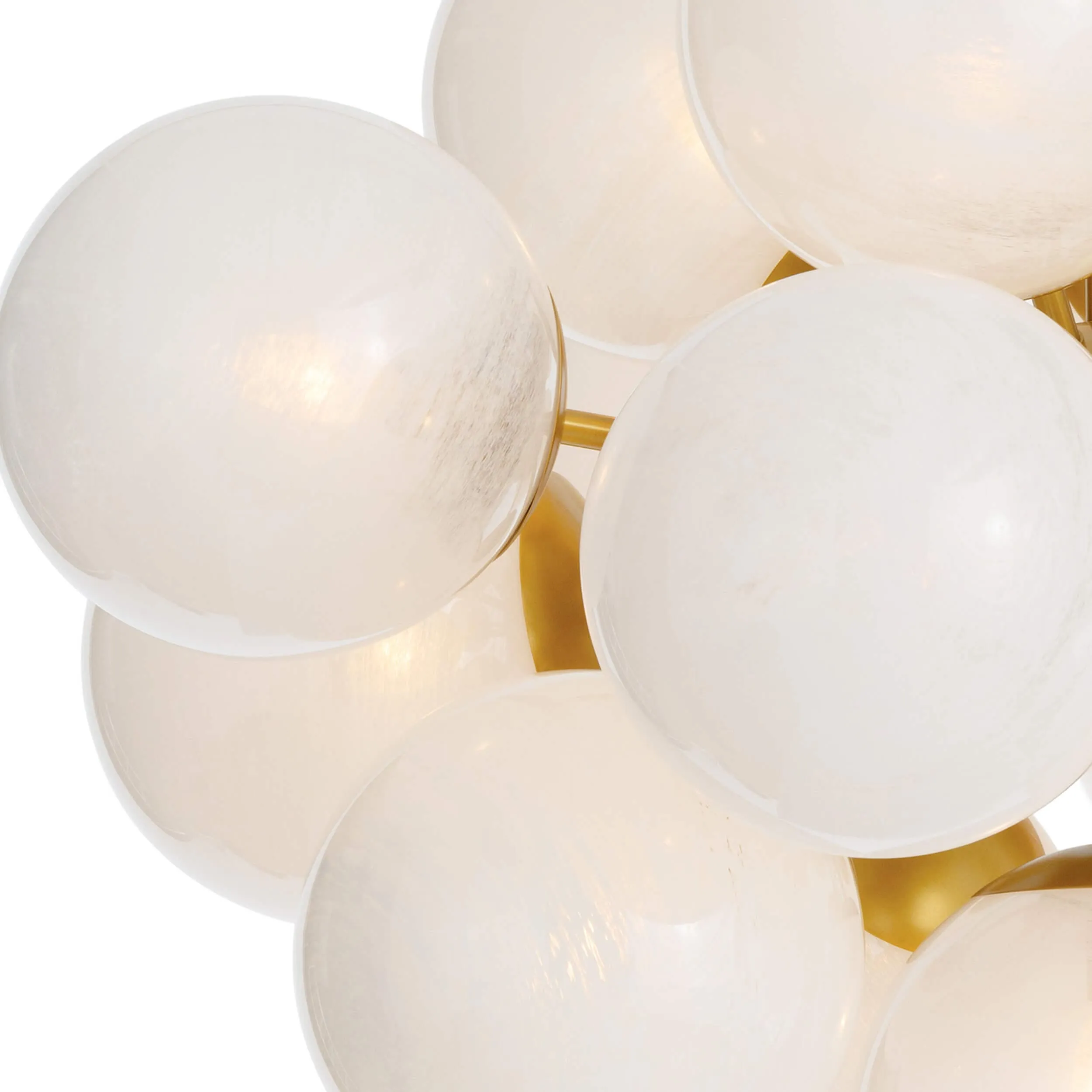 Shine Swirled Glass Chandelier