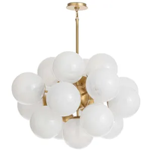 Shine Swirled Glass Chandelier