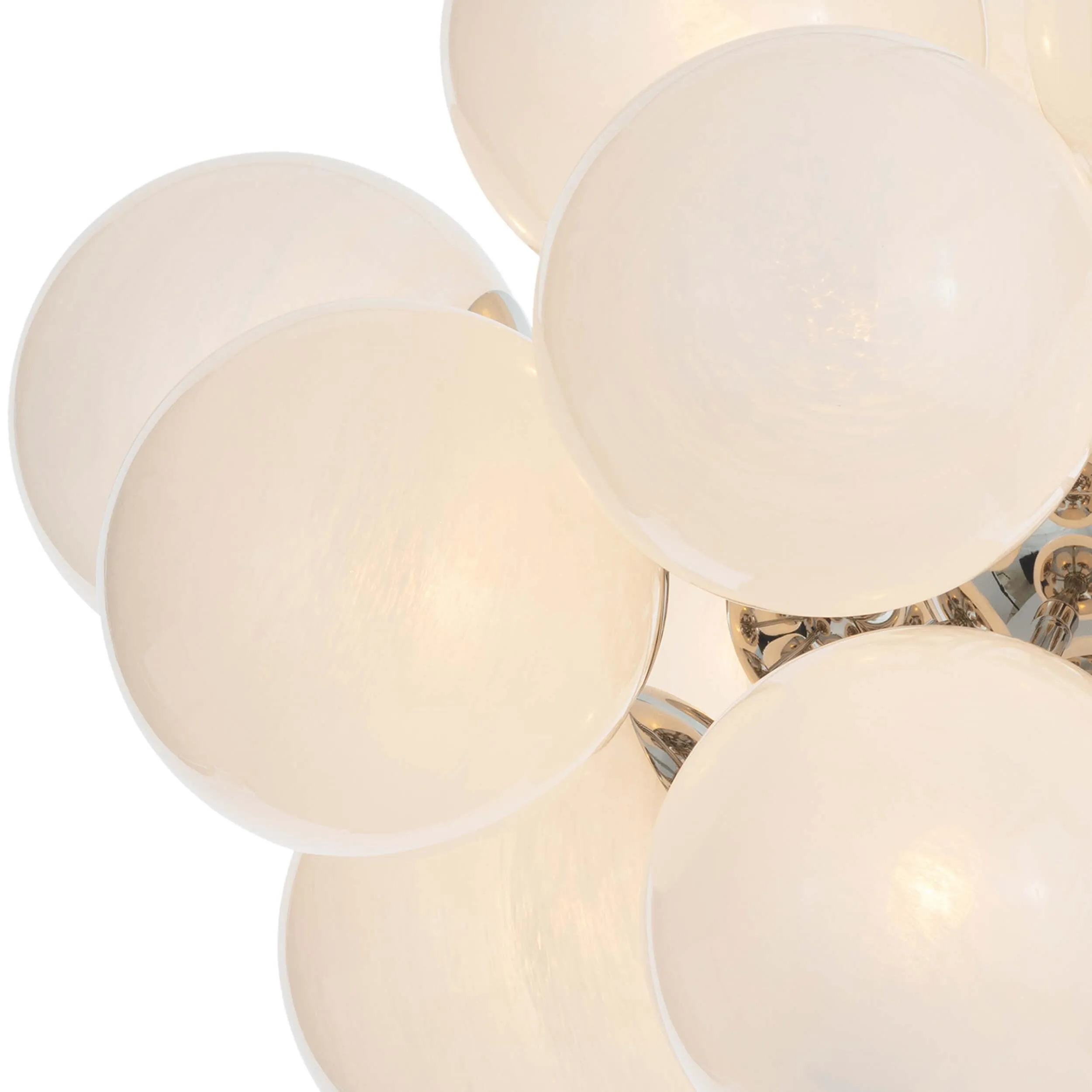 Shine Swirled Glass Chandelier