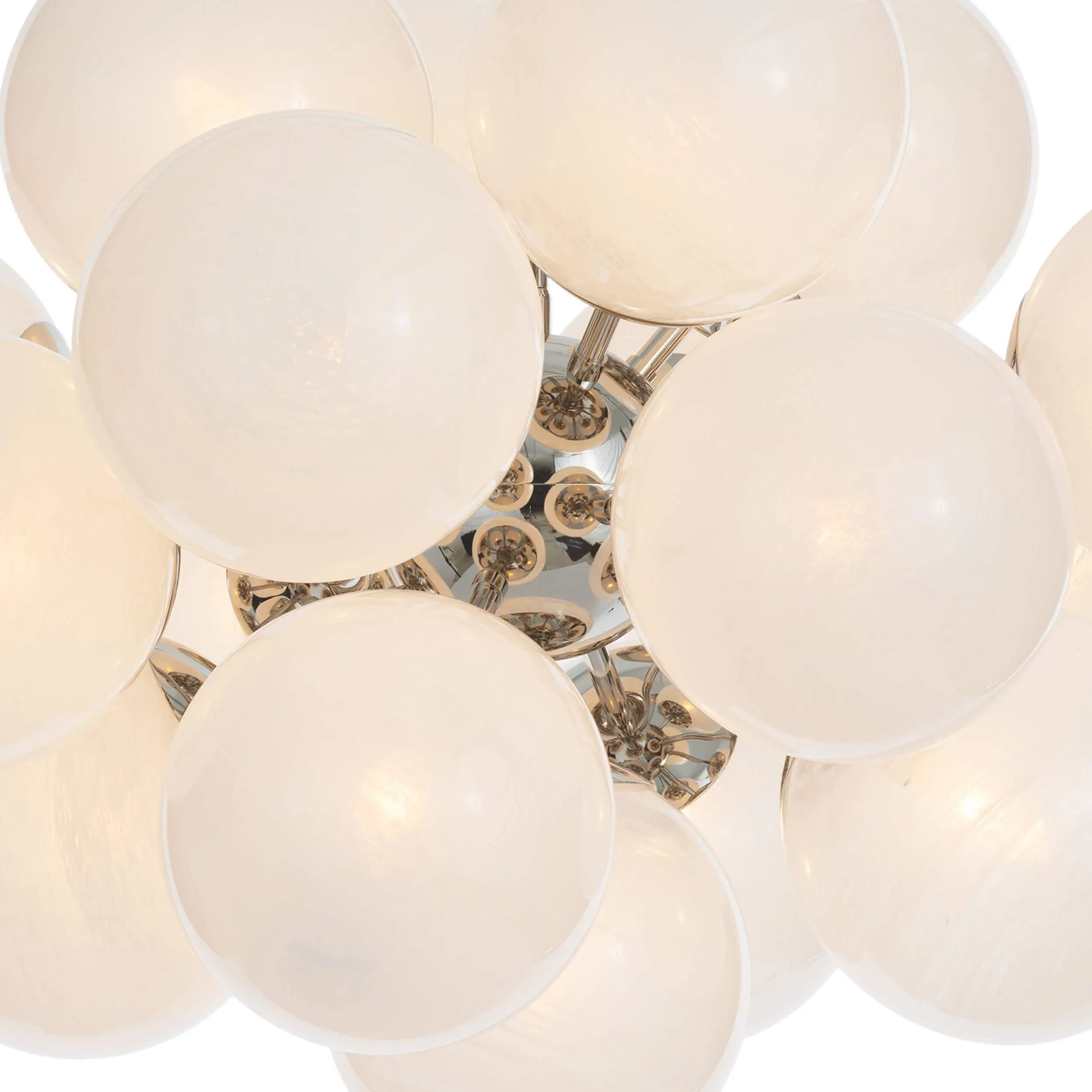 Shine Swirled Glass Chandelier