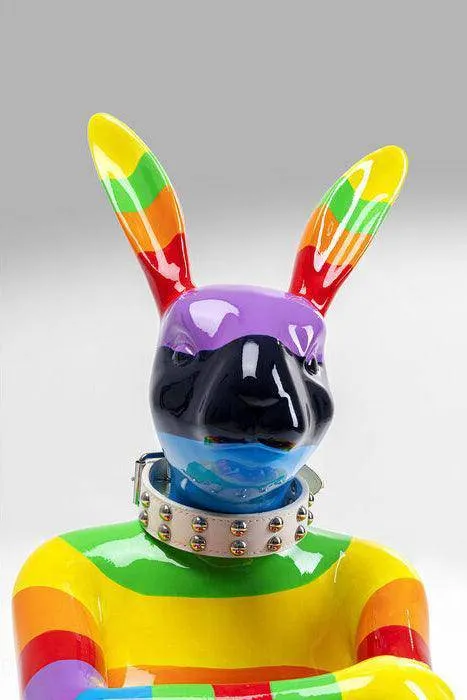 Sitting Rabbit Rainbow 80 Deco Figurine