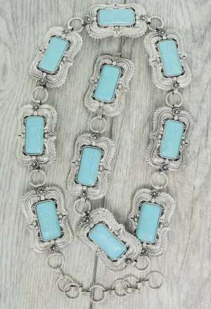 Sophia Rectangle Concho Belt
