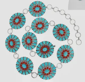 Sophia Squash Blossom Belt