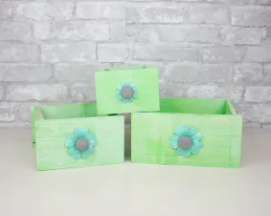 Spring Wood Flower Planter (Multiple Sizes)