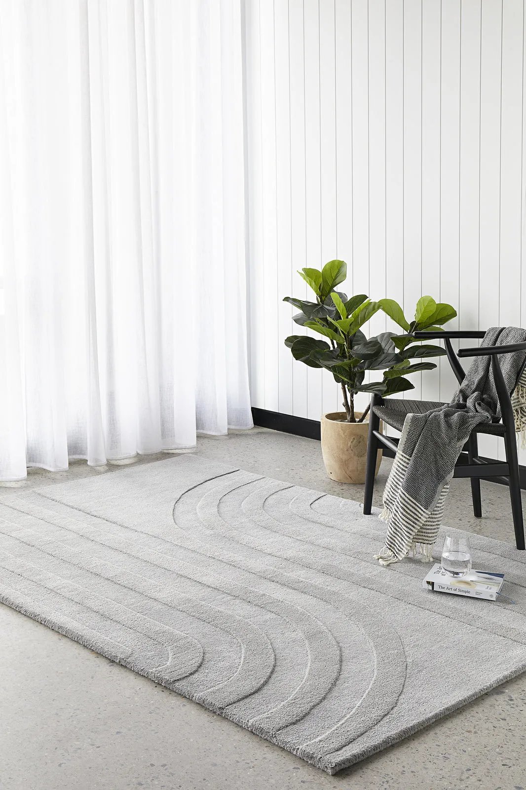Summit Trail Grey Rug