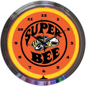 SUPER BEE NEON CLOCK